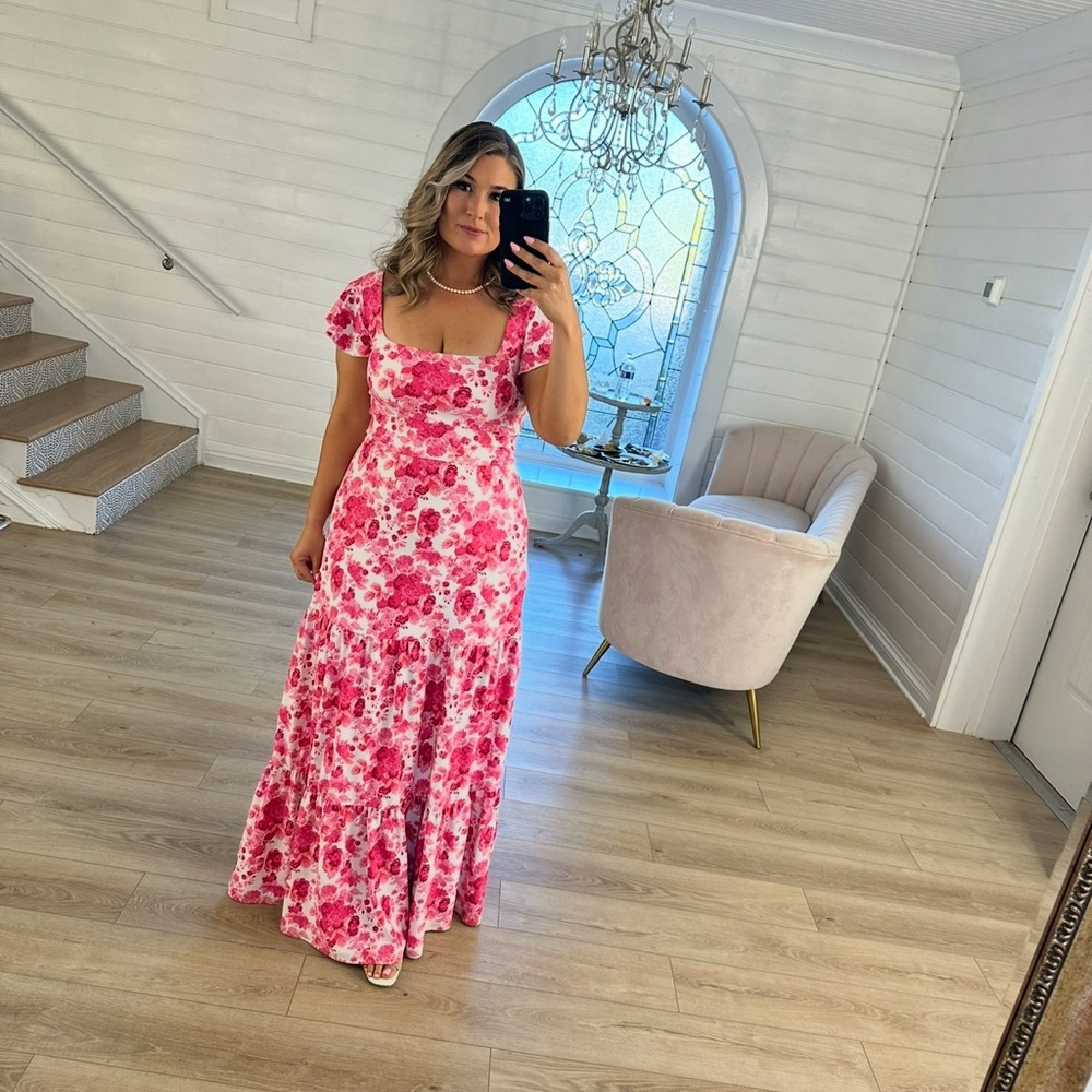 Isabella - Raspberry Chateau Dress - Picture 4 of 4